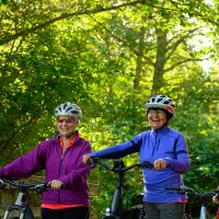 Older adults bonding in the great outdoors