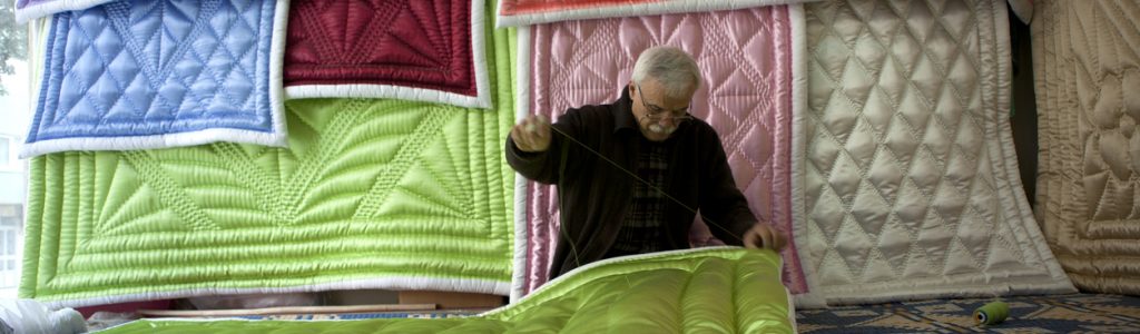 quilt makerattention: light comes from the left side from a window